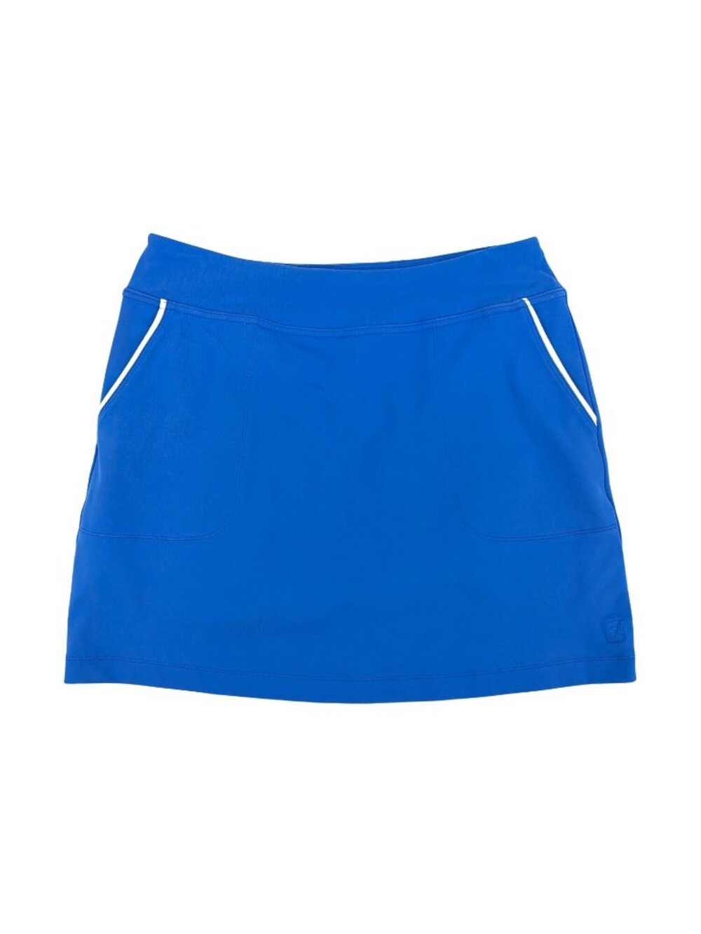 FootJoy Blue Lined Golf Skort Nylon Stretch Womens Small Athletic Preppy Casual
